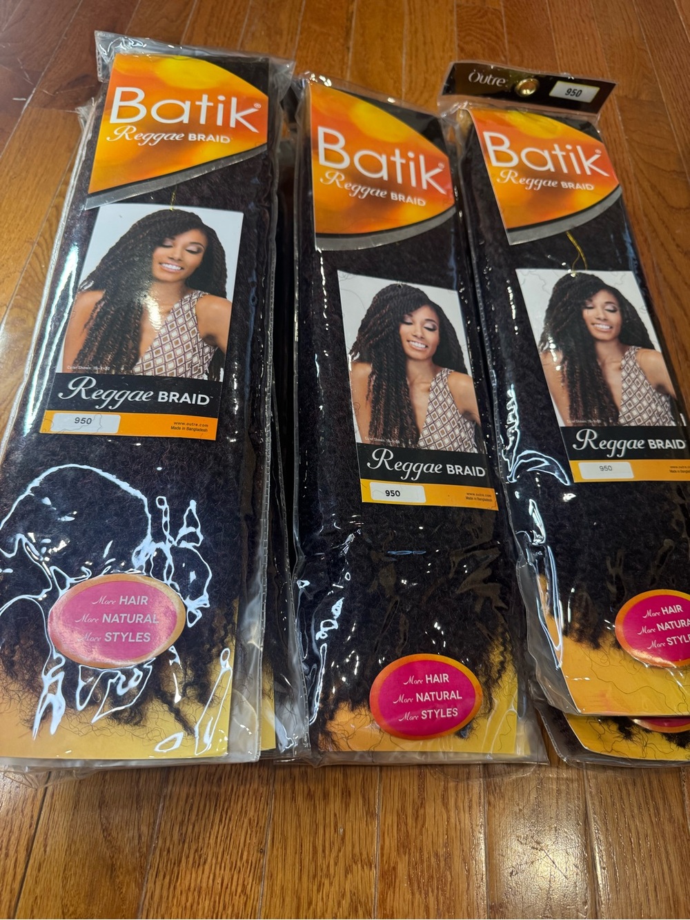Reggae Braid Synthetic Hair Extension 950 7pks